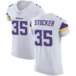 Men's Luke Stocker Minnesota Vikings No.35 Elite Vapor Untouchable Jersey - White