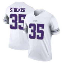 Men's Luke Stocker Minnesota Vikings No.35 Legend Alternate Jersey - White