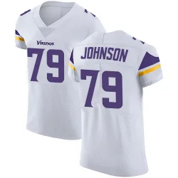 Men's Marcellus Johnson Minnesota Vikings No.79 Elite Vapor Untouchable Jersey - White