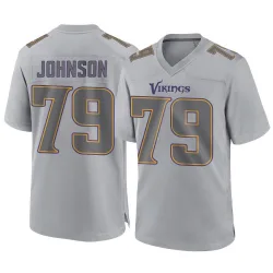 Men's Marcellus Johnson Minnesota Vikings No.79 Game Atmosphere Fashion Jersey - Gray