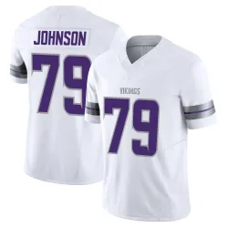 Men's Marcellus Johnson Minnesota Vikings No.79 Limited Alternate Vapor F.U.S.E. Jersey - White