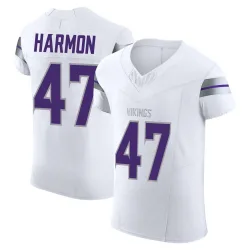 Men's Matt Harmon Minnesota Vikings No.47 Elite Alternate Vapor F.U.S.E. Jersey - White