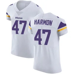 Men's Matt Harmon Minnesota Vikings No.47 Elite Vapor Untouchable Jersey - White