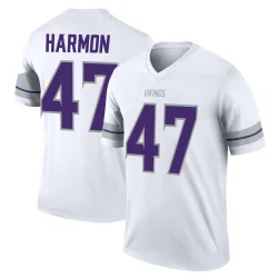 Men's Matt Harmon Minnesota Vikings No.47 Legend Alternate Jersey - White