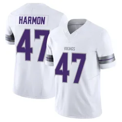 Men's Matt Harmon Minnesota Vikings No.47 Limited Alternate Vapor F.U.S.E. Jersey - White