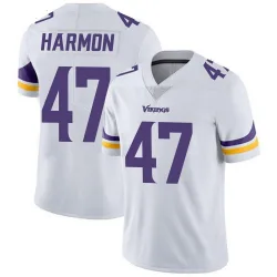 Men's Matt Harmon Minnesota Vikings No.47 Limited Vapor Untouchable Jersey - White