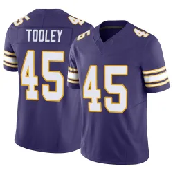 Men's Max Tooley Minnesota Vikings No.45 Limited Classic Vapor F.U.S.E. Jersey - Purple