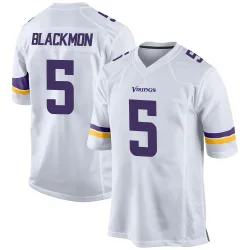 Men's Mekhi Blackmon Minnesota Vikings No.5 Game Jersey - White