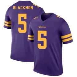Men's Mekhi Blackmon Minnesota Vikings No.5 Legend Color Rush Jersey - Purple
