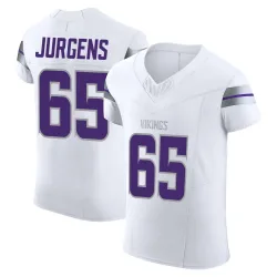 Men's Michael Jurgens Minnesota Vikings No.65 Elite Alternate Vapor F.U.S.E. Jersey - White
