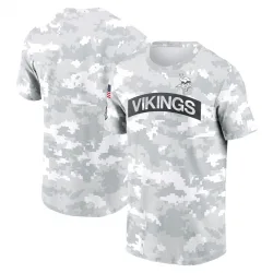 Men's Minnesota Vikings No. 2024 Salute To Service Performance T-Shirt - Arctic Camo