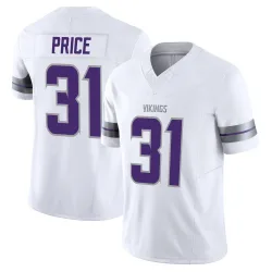Men's Myles Price Minnesota Vikings No.31 Limited Alternate Vapor F.U.S.E. Jersey - White