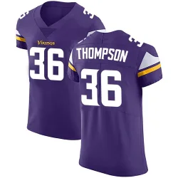 Men's NaJee Thompson Minnesota Vikings No.36 Elite Team Color Vapor Untouchable Jersey - Purple