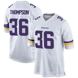 Men's NaJee Thompson Minnesota Vikings No.36 Game Jersey - White