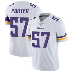 Men's Owen Porter Minnesota Vikings No.57 Limited Vapor Untouchable Jersey - White