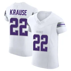 Men's Paul Krause Minnesota Vikings No.22 Elite Alternate Vapor F.U.S.E. Jersey - White
