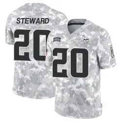 Men's Reddy Steward Minnesota Vikings No.20 Limited 2024 Salute to Service Jersey - Arctic Camo