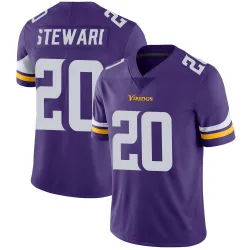 Men's Reddy Steward Minnesota Vikings No.20 Limited Team Color Vapor Untouchable Jersey - Purple