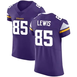 Men's Robert Lewis Minnesota Vikings No.85 Elite Team Color Vapor Untouchable Jersey - Purple