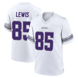 Men's Robert Lewis Minnesota Vikings No.85 Game Alternate Jersey - White