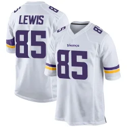 Men's Robert Lewis Minnesota Vikings No.85 Game Jersey - White