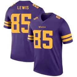 Men's Robert Lewis Minnesota Vikings No.85 Legend Color Rush Jersey - Purple