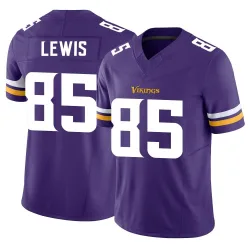 Men's Robert Lewis Minnesota Vikings No.85 Limited Vapor F.U.S.E. Jersey - Purple