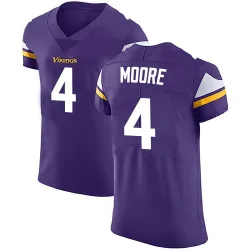 Men's Rondale Moore Minnesota Vikings No.4 Elite Team Color Vapor Untouchable Jersey - Purple