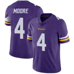 Men's Rondale Moore Minnesota Vikings No.4 Limited Team Color Vapor Untouchable Jersey - Purple