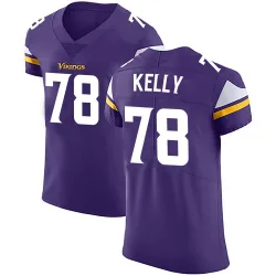 Men's Ryan Kelly Minnesota Vikings No.78 Elite Team Color Vapor Untouchable Jersey - Purple