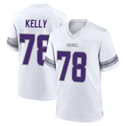 Men's Ryan Kelly Minnesota Vikings No.78 Game Alternate Jersey - White