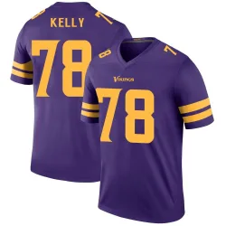 Men's Ryan Kelly Minnesota Vikings No.78 Legend Color Rush Jersey - Purple
