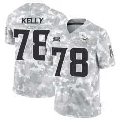 Men's Ryan Kelly Minnesota Vikings No.78 Limited 2024 Salute to Service Jersey - Arctic Camo