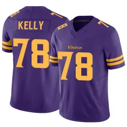 Men's Ryan Kelly Minnesota Vikings No.78 Limited Alternate Vapor F.U.S.E. Jersey - Purple