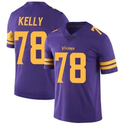 Men's Ryan Kelly Minnesota Vikings No.78 Limited Color Rush Jersey - Purple
