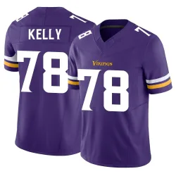 Men's Ryan Kelly Minnesota Vikings No.78 Limited Vapor F.U.S.E. Jersey - Purple