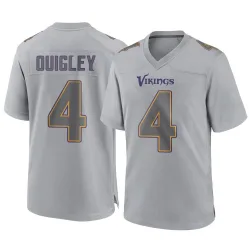 Men's Ryan Quigley Minnesota Vikings No.4 Game Atmosphere Fashion Jersey - Gray