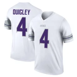 Men's Ryan Quigley Minnesota Vikings No.4 Legend Alternate Jersey - White