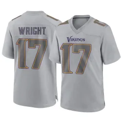 Men's Ryan Wright Minnesota Vikings No.17 Game Atmosphere Fashion Jersey - Gray