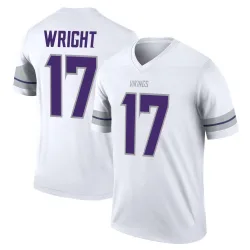 Men's Ryan Wright Minnesota Vikings No.17 Legend Alternate Jersey - White