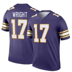 Men's Ryan Wright Minnesota Vikings No.17 Legend Classic Jersey - Purple