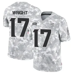 Men's Ryan Wright Minnesota Vikings No.17 Limited 2024 Salute to Service Jersey - Arctic Camo