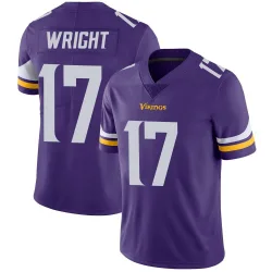 Men's Ryan Wright Minnesota Vikings No.17 Limited Team Color Vapor Untouchable Jersey - Purple