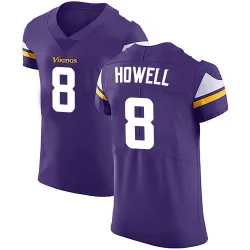 Men's Sam Howell Minnesota Vikings No.8 Elite Team Color Vapor Untouchable Jersey - Purple