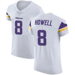 Men's Sam Howell Minnesota Vikings No.8 Elite Vapor Untouchable Jersey - White