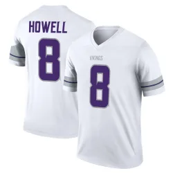 Men's Sam Howell Minnesota Vikings No.8 Legend Alternate Jersey - White