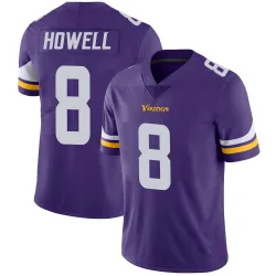 Men's Sam Howell Minnesota Vikings No.8 Limited Team Color Vapor Untouchable Jersey - Purple