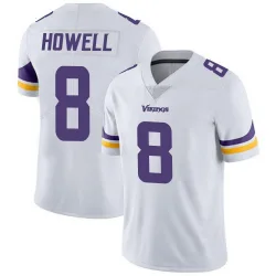 Men's Sam Howell Minnesota Vikings No.8 Limited Vapor Untouchable Jersey - White