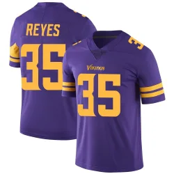 Men's Sammis Reyes Minnesota Vikings No.35 Limited Color Rush Jersey - Purple