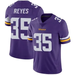 Men's Sammis Reyes Minnesota Vikings No.35 Limited Team Color Vapor Untouchable Jersey - Purple